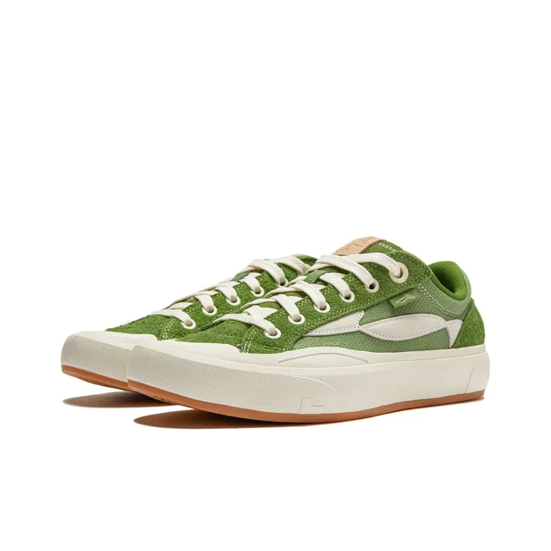 LiNing Wave S70 Low-Top Skateboard Shoes Men's Stone Moss Green-2