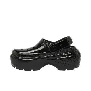 Crocs Stomp High Shine Clog 'Black' Women's