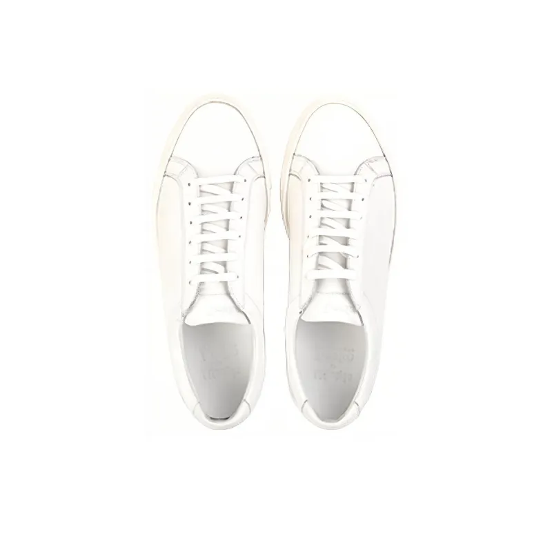 LOAKE Low Top Skateboard Shoes Men's White-3