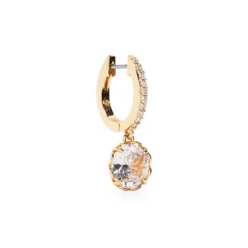 Kate Spade That Sparkle Pavé Mini Hoop Earrings