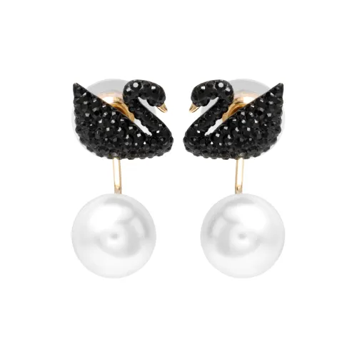 Swarovski Female Iconic Swan Earrings
