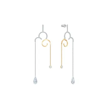 Swarovski My Hero Earrings Women's White Gold Plated/Gold