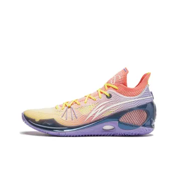 LINING Wade 808 3 Basketball Shoes Men Low Top Bright Yellow/Red Coral Pink/Vero Rose Purple