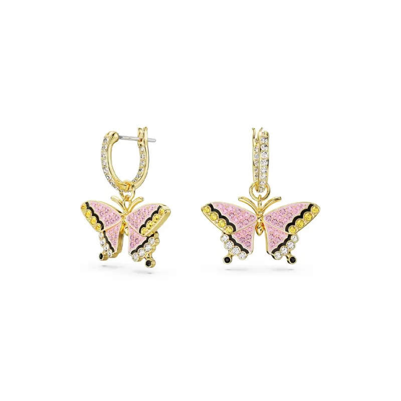 Swarovski Gold-Plated Earrings Women's Multicolor-1