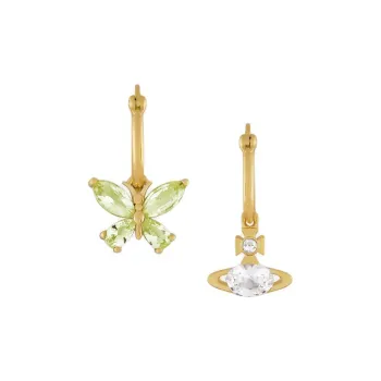 Vivienne Westwood Brass Earrings Unisex Gold