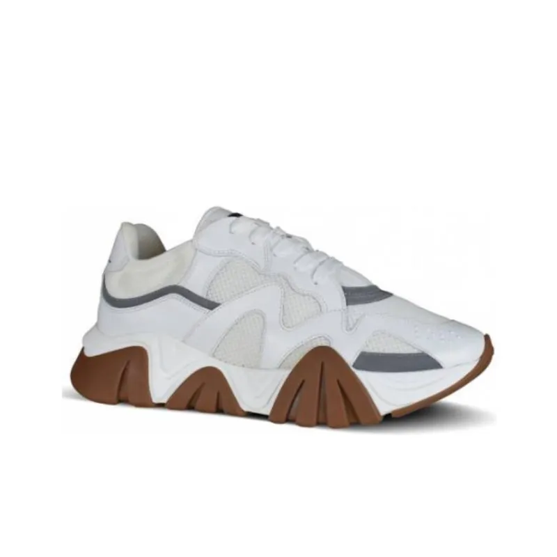VERSACE Squalo White Grey Gum-3