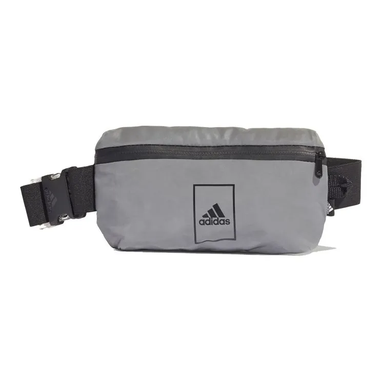 Adidas Recycled Polyester Fanny Pack Shoulder Bag Crossbody Bag Regular Unisex Gray-0