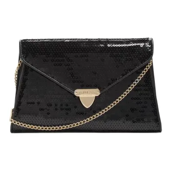GUESS Artificial Leather Envelope Crossbody Bag Mini Women's Black