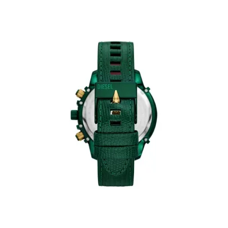 DIESEL Wrist Watch Automatic Mechanical Movement Leather Watch Bands Black Dial Men's Watches DZ4651-2