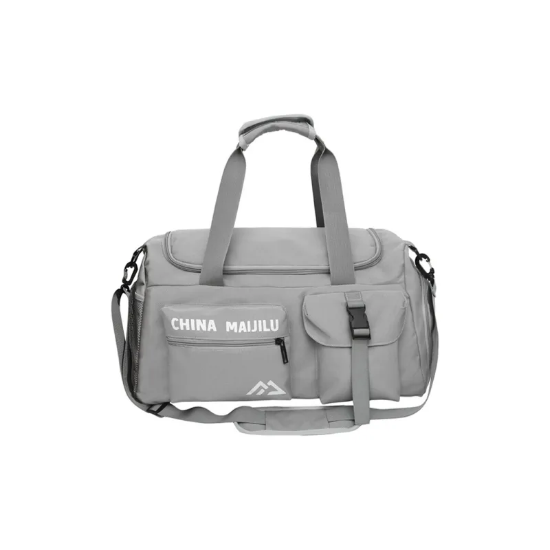 SWIMADE Nylon Travel Bag, Gym Bag, Luggage Bag, Handbag Regular Unisex Black/Gray/Yellow/Orange-3