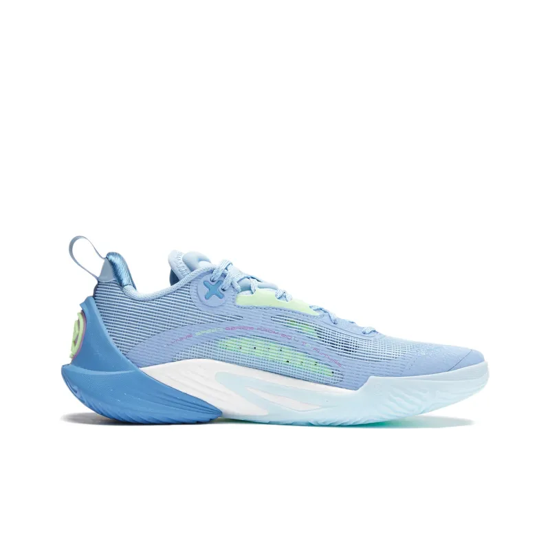LiNing Speed 10 BOOM Technology Slip Resistant Breathable Support Rebound Low Top Basketball Shoes Men's Aurora Blue-1