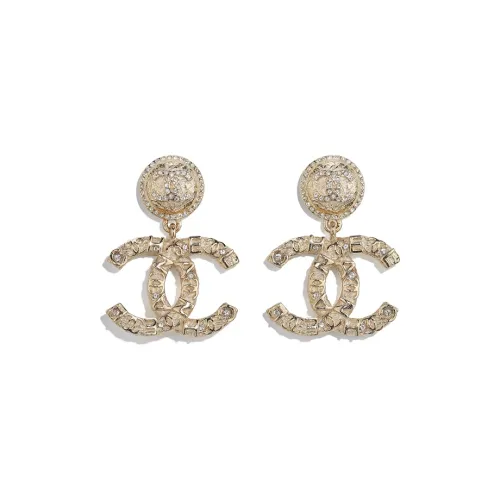 CHANEL Earrings Women's Gold