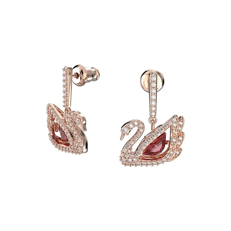 Swarovski Lifelong Bow Faux Crystal Earrings Women's-2