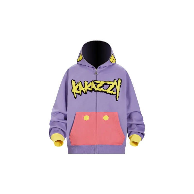 KAKAZZY Hoodie Unisex Light Purple-3