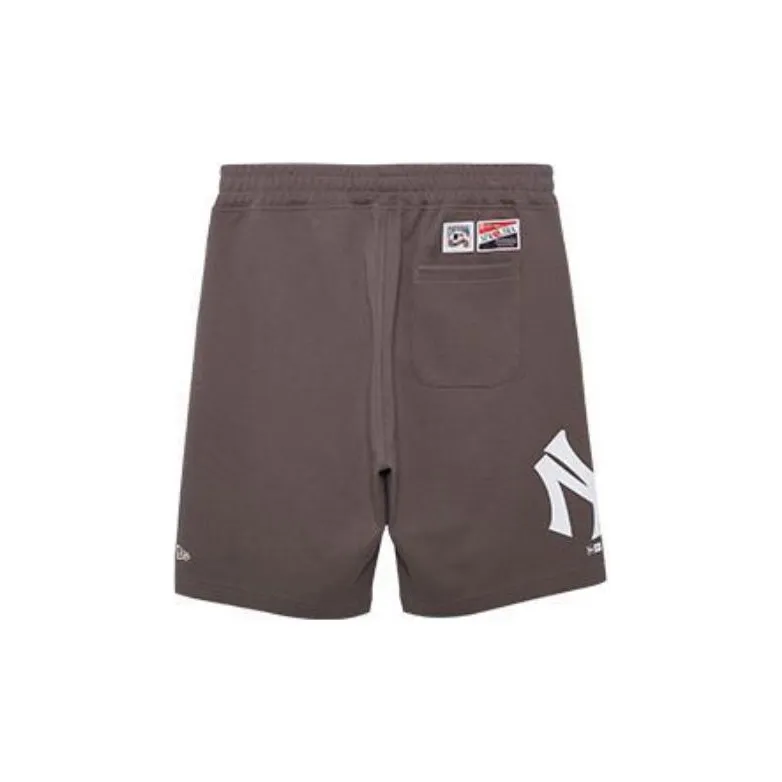 New Era x MLB Casual Shorts Unisex Dark Brown-1