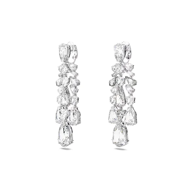 Swarovski Mesmera Earrings Women's Silver-2