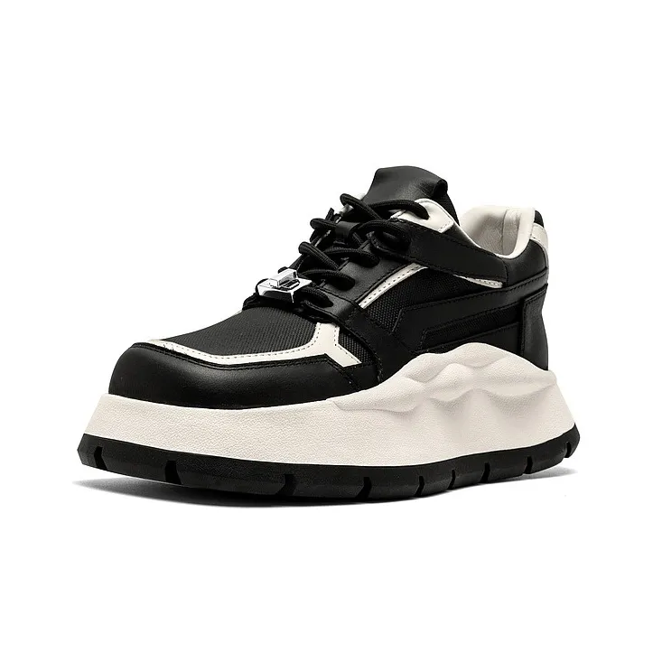 JOOC Height Increasing Low-Top Chunky Sneakers Women's-4