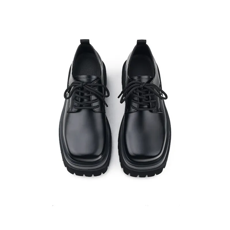 HANQIAORIJI Black Blood Series Women's Casual Shoes Unisex Black-5
