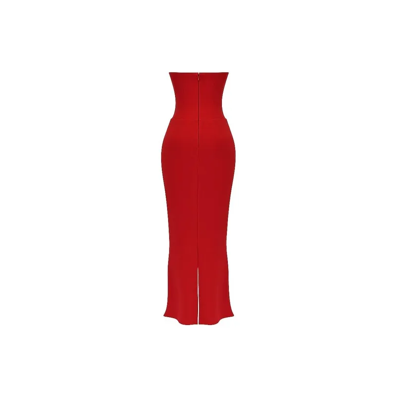 HOUSE OF CB TAMARA Evening Dress Women's Cherry-1