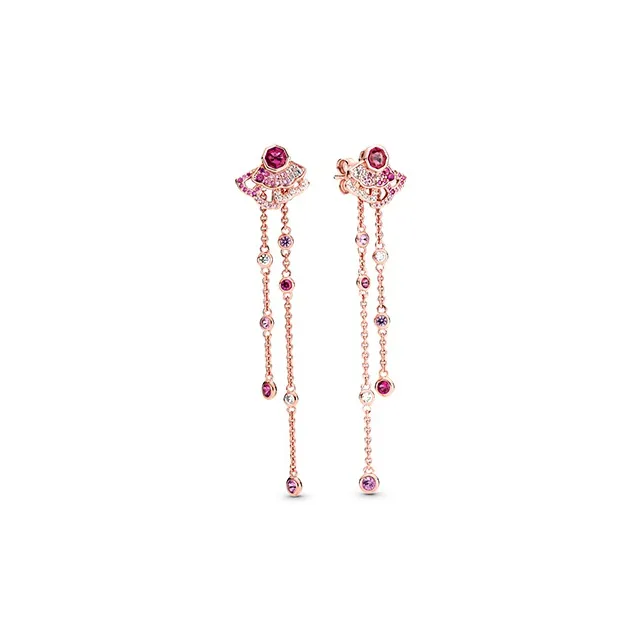 Pandora Earrings Women's Pink-0