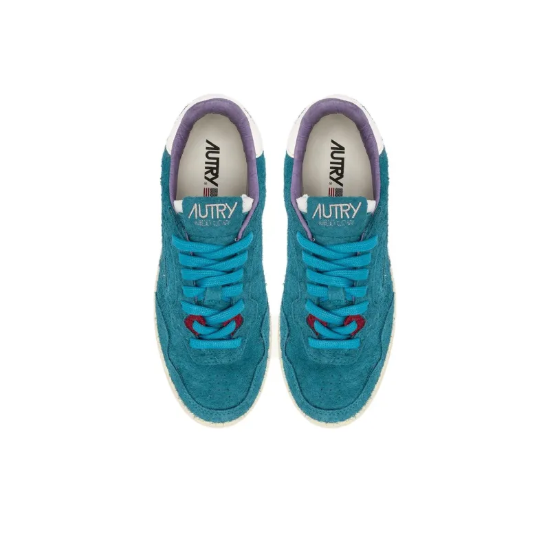 AUTRY New Flat Low Suede 'Zafiro And White Alyssum' Women's-2