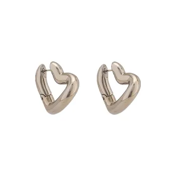 Balenciaga Heart Loop Earrings