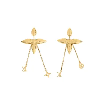 LOUIS VUITTON Earrings Women's Gold