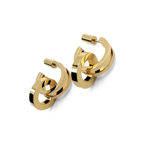 ALP JEWELRY 14K Vacuum Gold Plated Earrings Women's