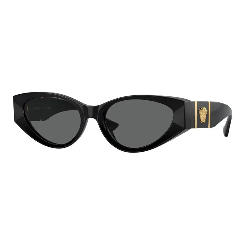 VERSACE Acetate Cat Eye Sunglasses Women's Black-0