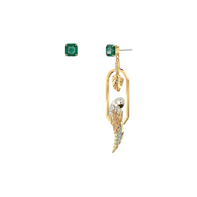 Swarovski Tropical Earrings Women's Gold-2