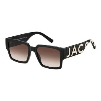 MARC JACOBS Square Sunglasses Men's Black