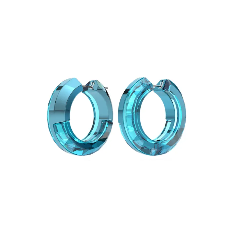 Swarovski Lucent Hoop Earrings-2