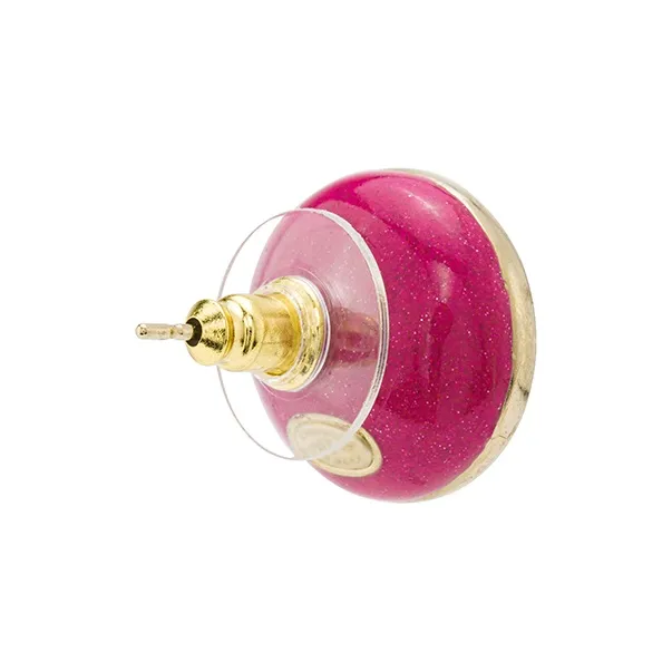 CHANEL Round Cc Logo Earrings-2