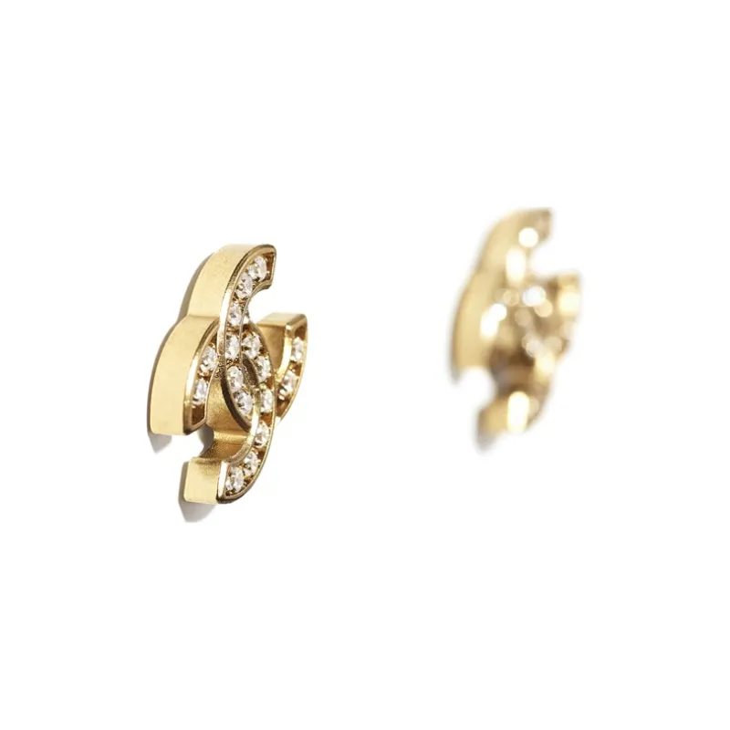CHANEL Crystal Cc 2021 Earrings-1