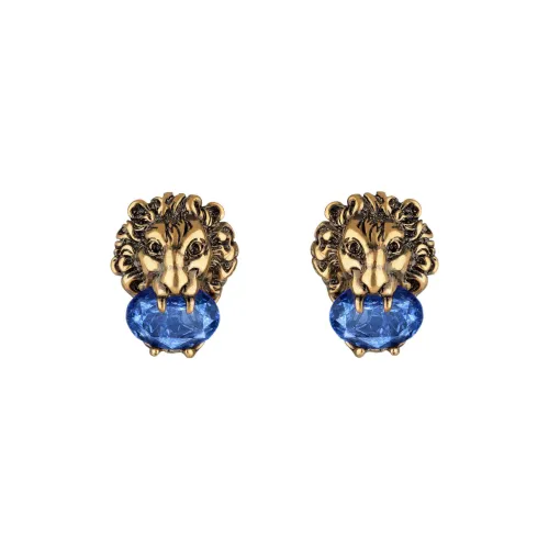 GUCCI Earrings Women's Blue