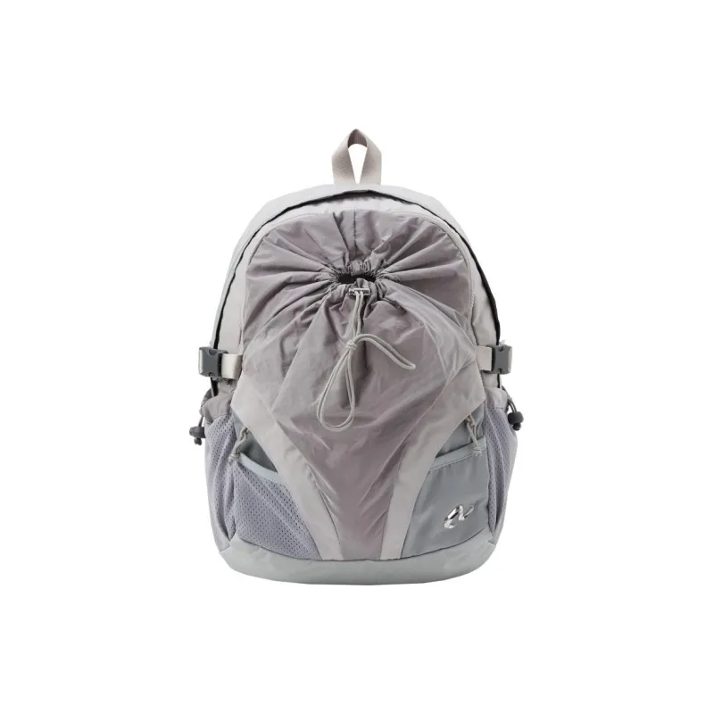NERDY Polyester Nylon Blend Backpack Unisex Gray-0