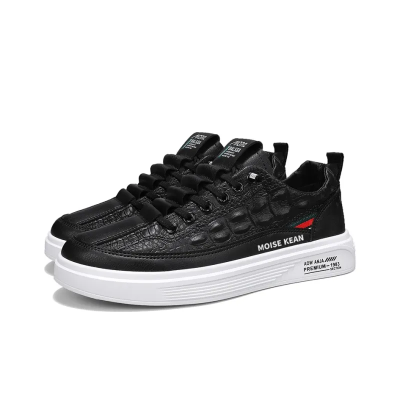 MOISE KEAN Breathable Low-Top Skateboard Shoes Men's-28