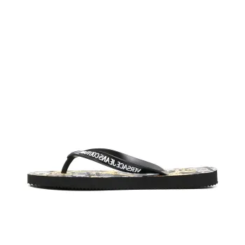 VERSACE JEANS Couture 'Barocco' Print Flip Flops