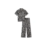 Black Floral Print