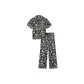 Black Floral Print