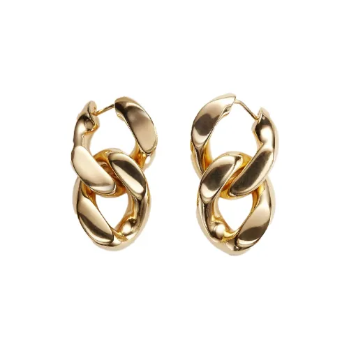 Bottega Veneta Earrings Unisex Gold