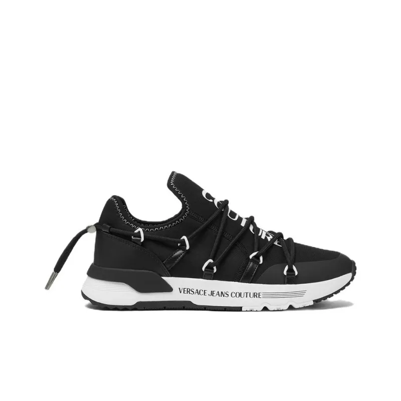 VERSACE JEANS Couture Low Top Casual Shoes Men's Black-1
