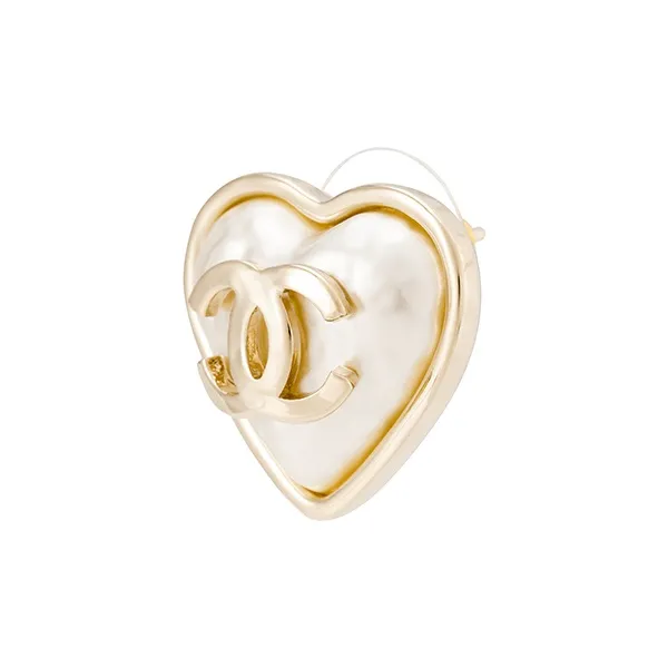 CHANEL Metal Earrings Women's Gold-1