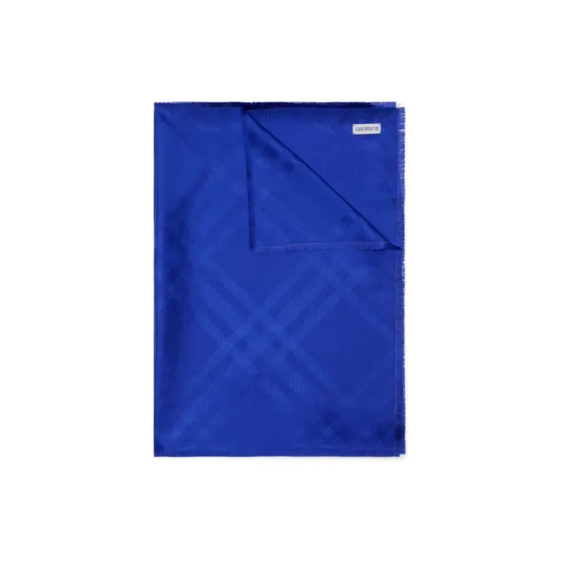 Burberry Checked Silk Scarf-1