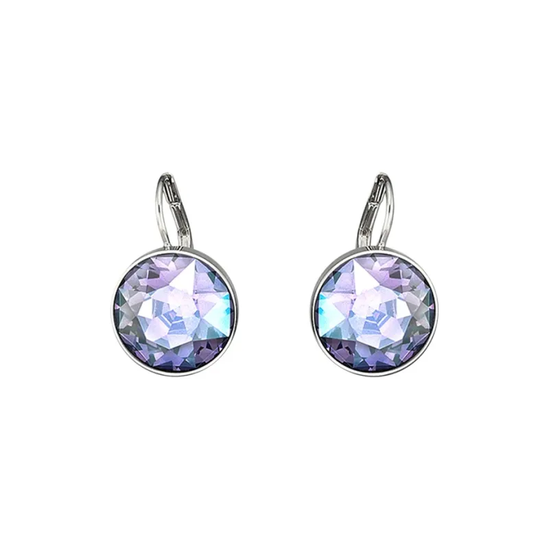 Swarovski Bella Earrings Women's Purple-0