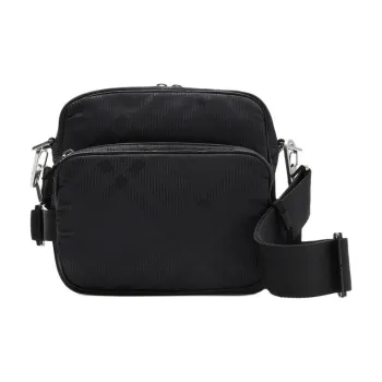 Burberry Cow Leather Shoulder Bag Crossbody Bag Men's Black
