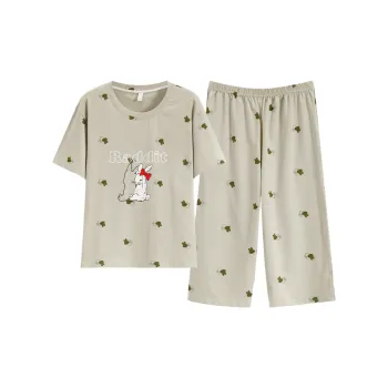 Mulong Family Pajama Set Women's Light Gray