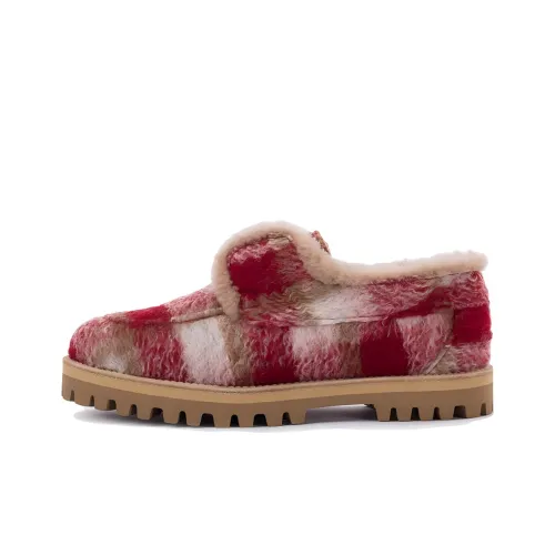 Le Silla Yacht Check-pattern Felted Loafers