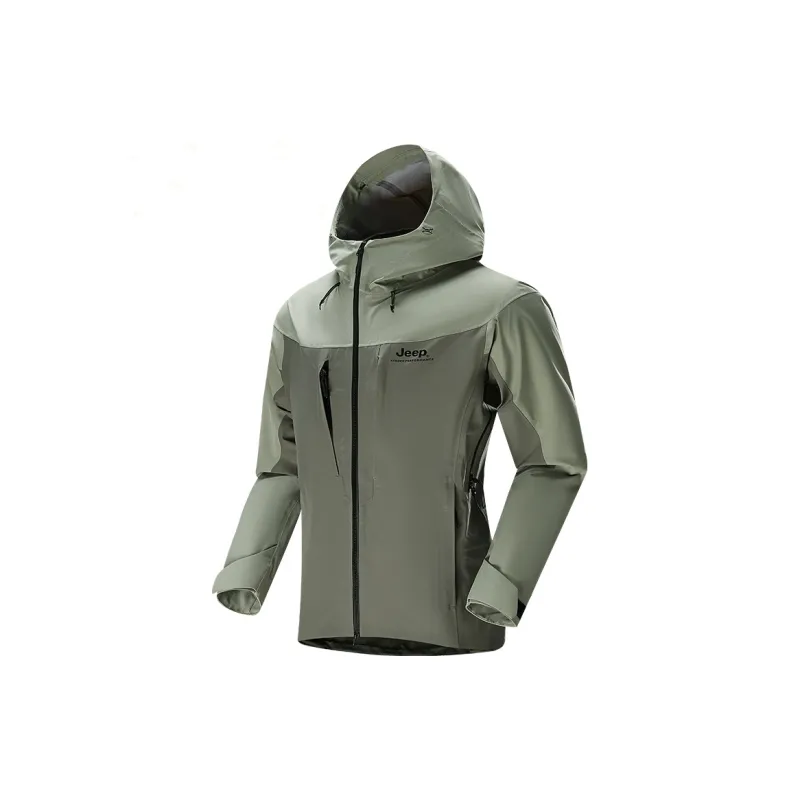 Jeep Waterproof And Windproof Windbreaker Jacket Men's-11