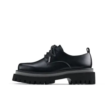 HANQIAORIJI Black Blood Series Women's Casual Shoes Unisex Black